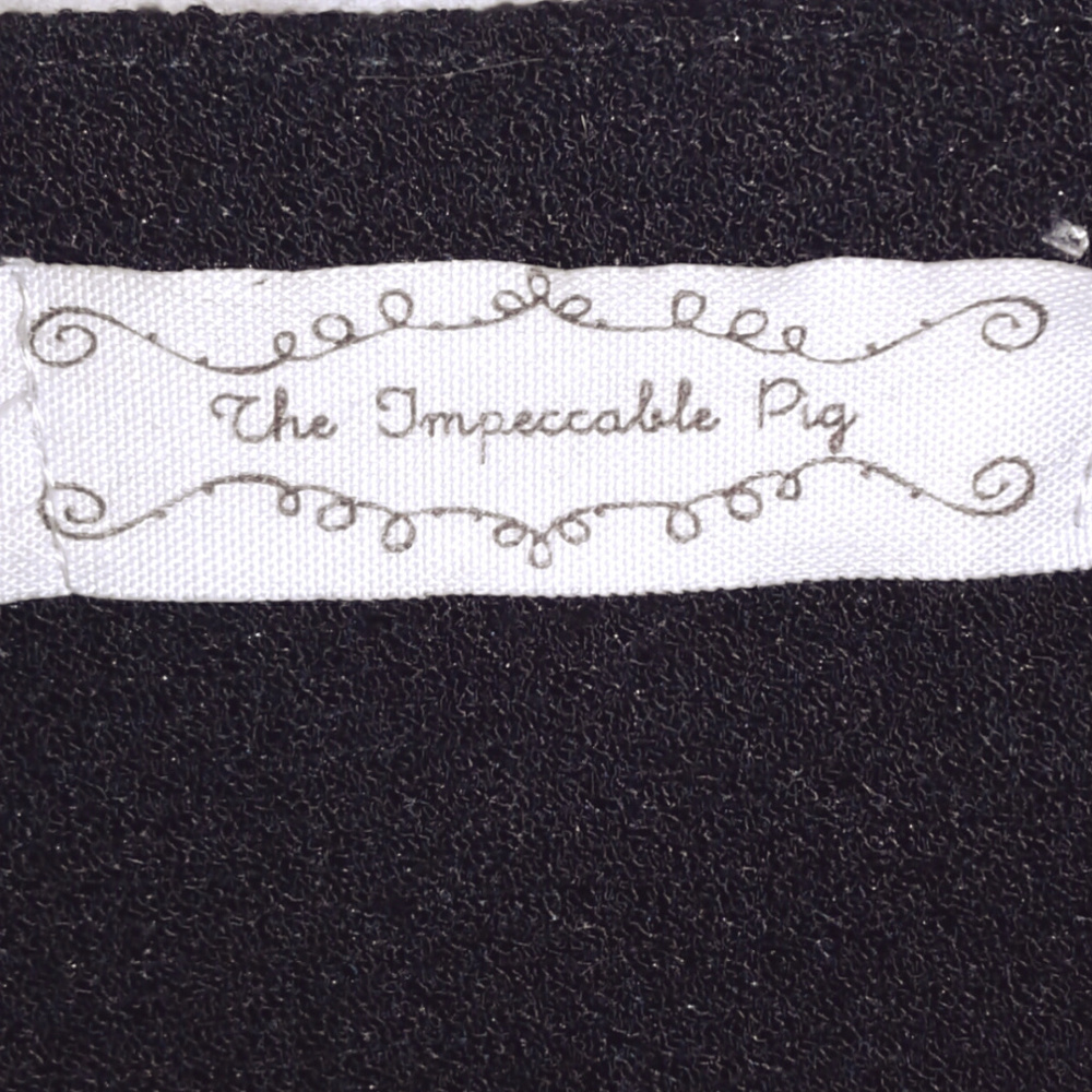 The Impeccable Pig Black Open Front Blazer - Picture 3 of 5